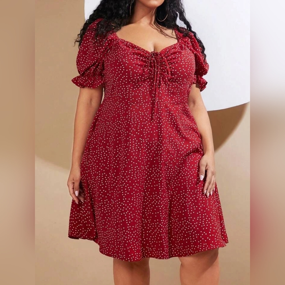 Shein Plus size 28/30 sweetheart neckline dress